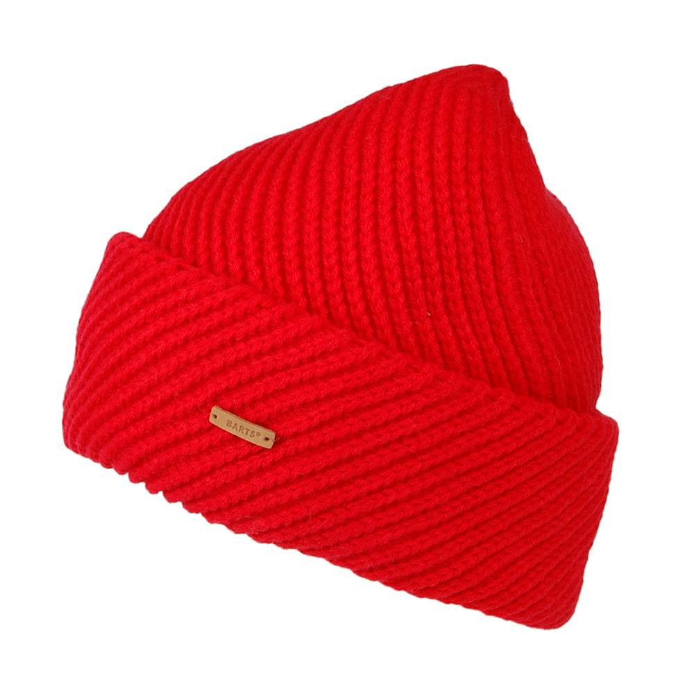 Barts Hats Reissy Chunky Beanie Hat - Red