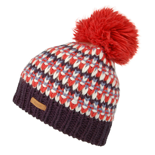 Barts Hats Melapie Bobble Hat - Rust-Blue