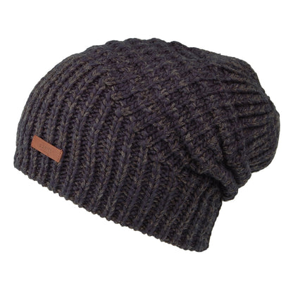 Barts Hats Evron Slouchy Beanie Hat - Navy Blue