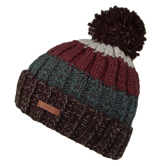 Barts Hats Wilhelm Bobble Hat - Black-Multi