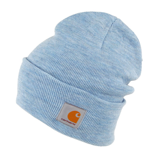 Carhartt WIP Hats Heather Watch Cap Beanie Hat - Light Blue Heather