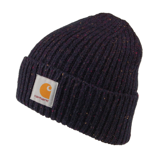 Carhartt WIP Hats Anglistic Beanie Hat - Navy Blue