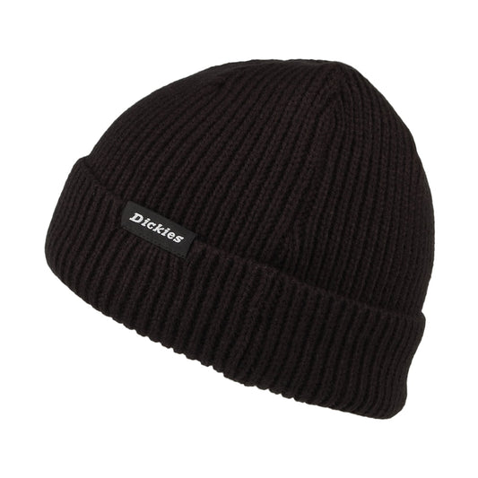 Dickies Hats Woodworth Fisherman Beanie Hat - Black