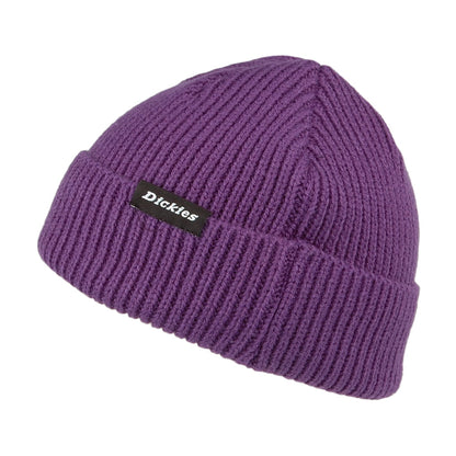 Dickies Hats Woodworth Fisherman Beanie Hat - Purple