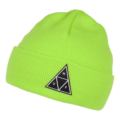 HUF Triple Triangle II Beanie Hat - Lime