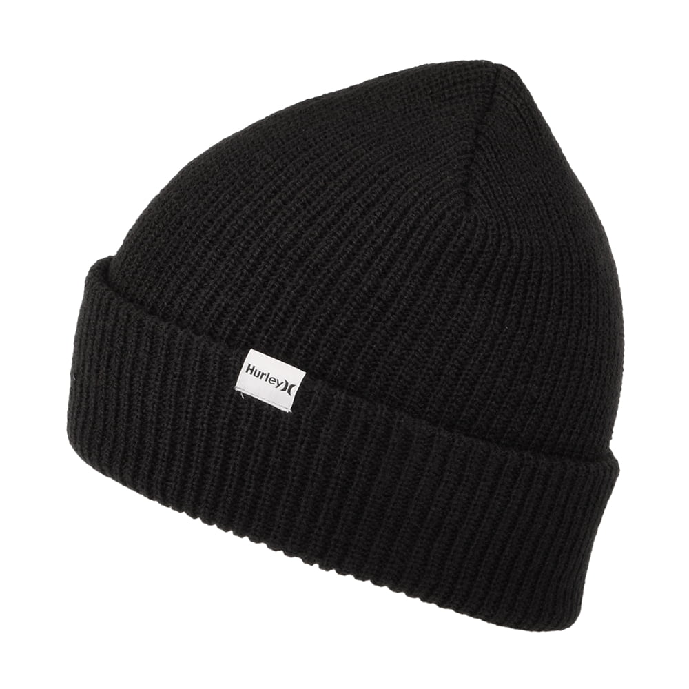 Hurley Hats Harbor Beanie Hat - Black