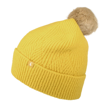 Joules Hats Thurley Bobble Hat - Mustard
