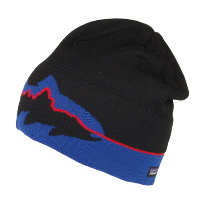 Patagonia Hats Fitz Trout Recycled Beanie Hat - Black