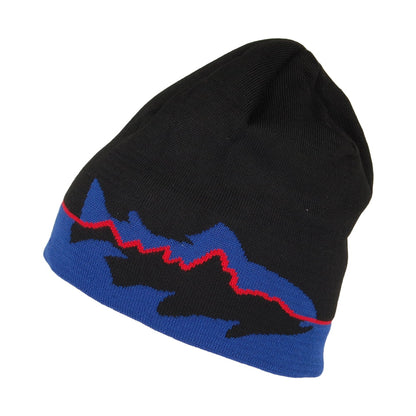 Patagonia Hats Fitz Trout Recycled Beanie Hat - Black