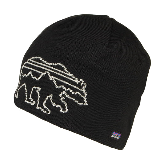 Patagonia Hats Fitz Bear Recycled Beanie Hat - Black