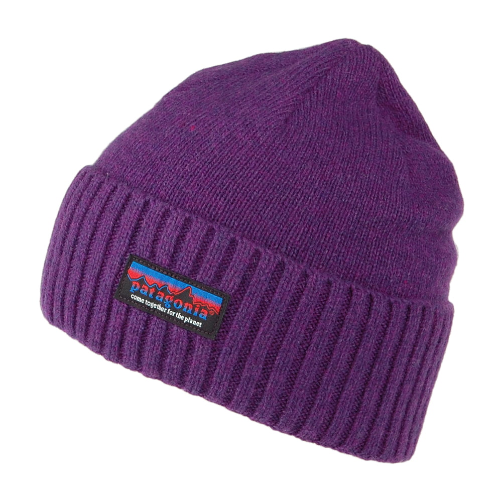 Patagonia Hats Together For The Planet Brodeo Recycled Beanie Hat - Purple