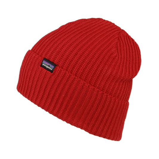 Patagonia Hats Fishermans Rolled Beanie Hat - Red