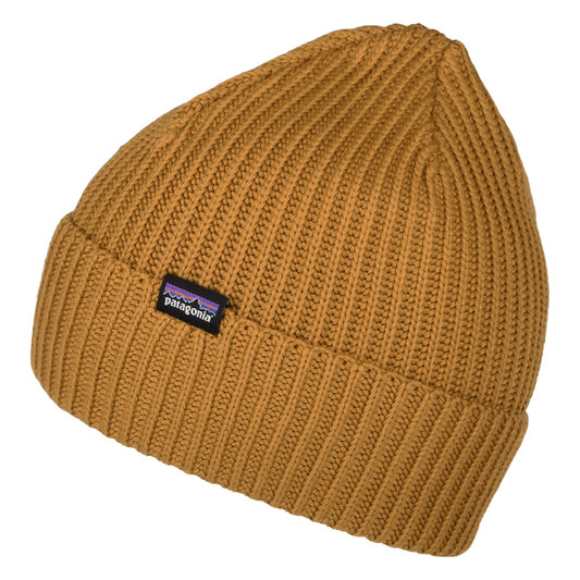 Patagonia Hats Fishermans Rolled Beanie Hat - Mustard