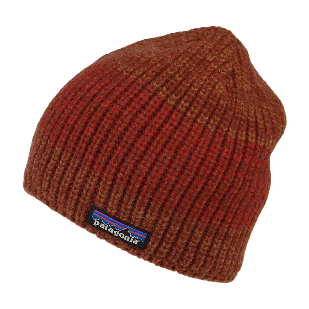 Patagonia Hats Speedway Recycled Wool Beanie Hat - Red