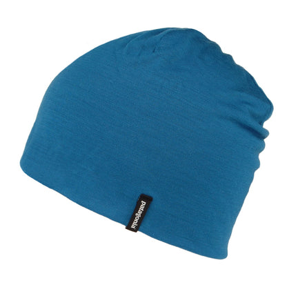 Patagonia Hats Overlook Merino Wool Mix Beanie Hat - Blue