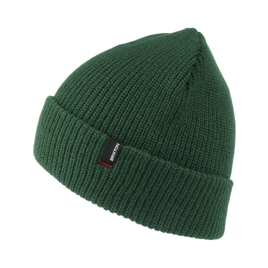 Brixton Hats Heist Cuffed Beanie Hat - Forest