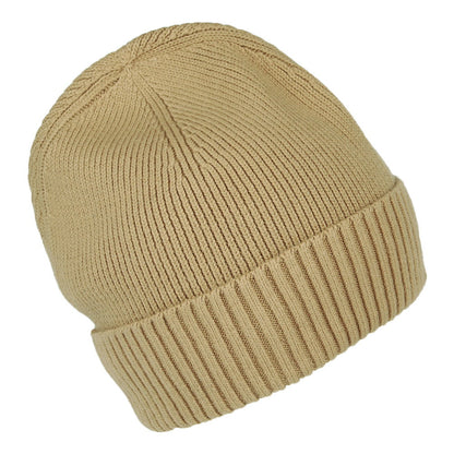 Tommy Hilfiger Hats Essential Flag Cotton Cashmere Beanie Hat - Tan