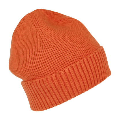 Tommy Hilfiger Hats Pima Essential Flag Cotton Cashmere Beanie Hat - Burnt Orange