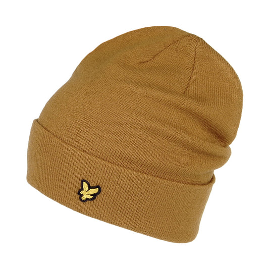 Lyle & Scott Hats Basic Beanie Hat - Caramel