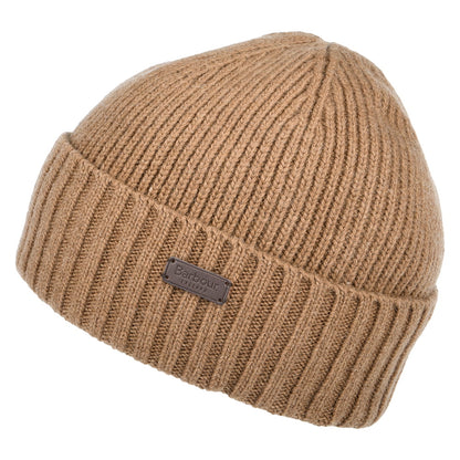 Barbour Hats Carlton Wool Blend Beanie Hat - Ochre