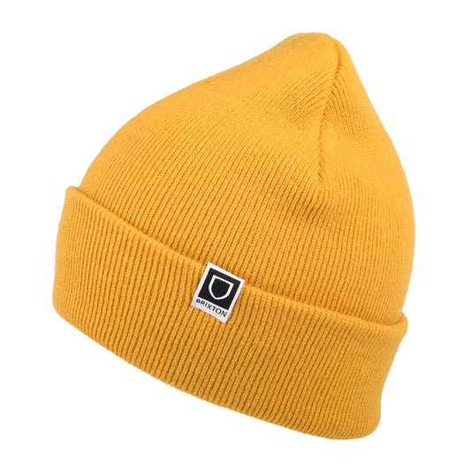 Brixton Hats Harbor Beta Beanie Hat - Mustard
