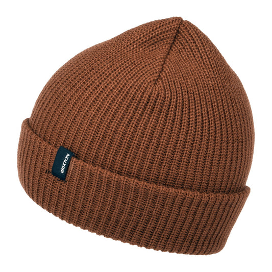 Brixton Hats Heist Cuffed Beanie Hat - Caramel