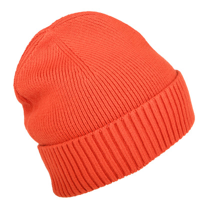 Tommy Hilfiger Hats Essential Flag Cotton Cashmere Beanie Hat - Rust