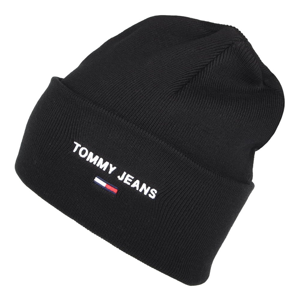 Tommy Hilfiger Hats TJM Sport Beanie Hat - Black