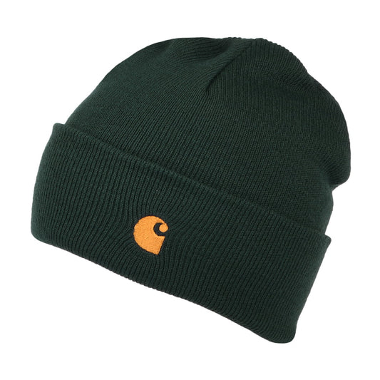 Carhartt WIP Hats Chase Cuffed Beanie Hat - Forest OLD
