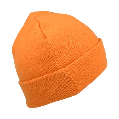 New Era Short Cuff Knit Beanie Hat - NE Pop - Orange