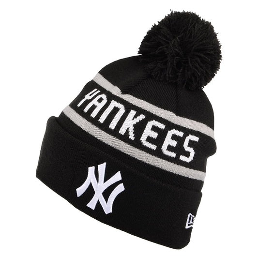 New Era New York Yankees Bobble Hat - MLB Jake Cuff Knit - Black