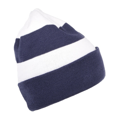New Era Tottenham Hotspur F.C. Cuffed Beanie Hat - Stripe Knit - Navy-White