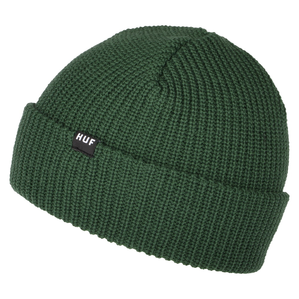 HUF Usual Fisherman Beanie Hat - Dark Green