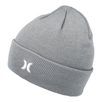 Hurley Hats Icon Cuff Beanie Hat - Grey