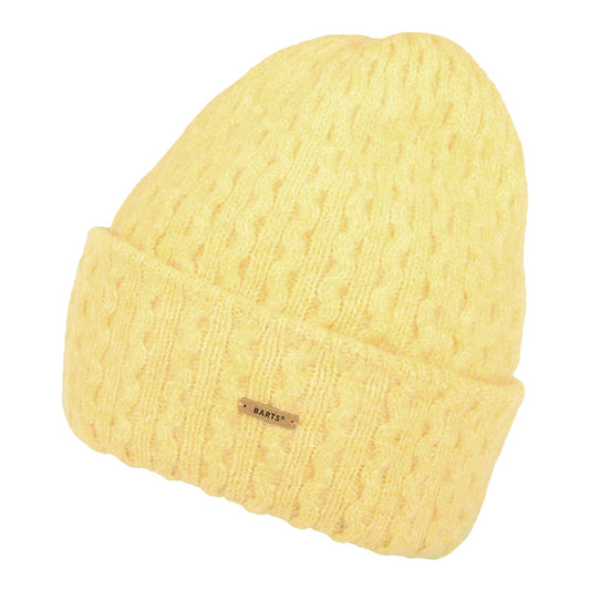 Barts Hats Anye Recycled Beanie Hat - Mustard