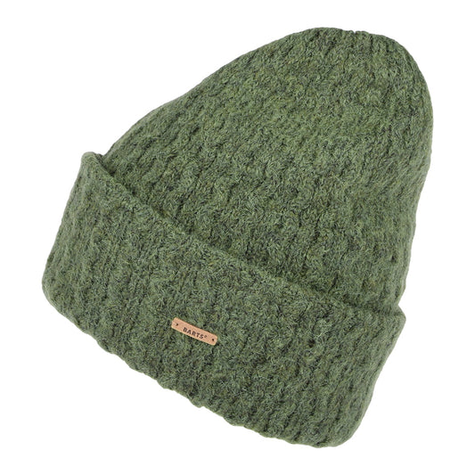 Barts Hats Anye Recycled Beanie Hat - Olive
