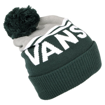 Vans Hats Stripe Bobble Hat - Green-Grey