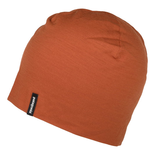 Patagonia Hats Overlook Merino Wool Mix Beanie Hat - Rust