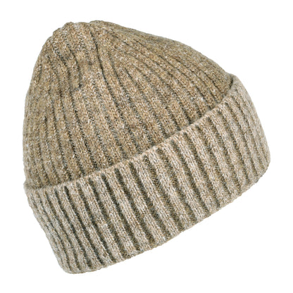 Barts Hats Wyo Ribbed Beanie Hat - Light Brown