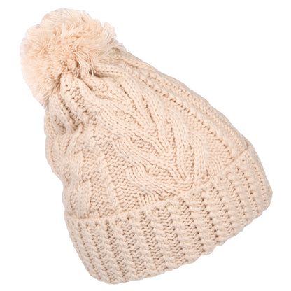 Timberland Hats Cable Knit Premium Bobble Hat - Rose