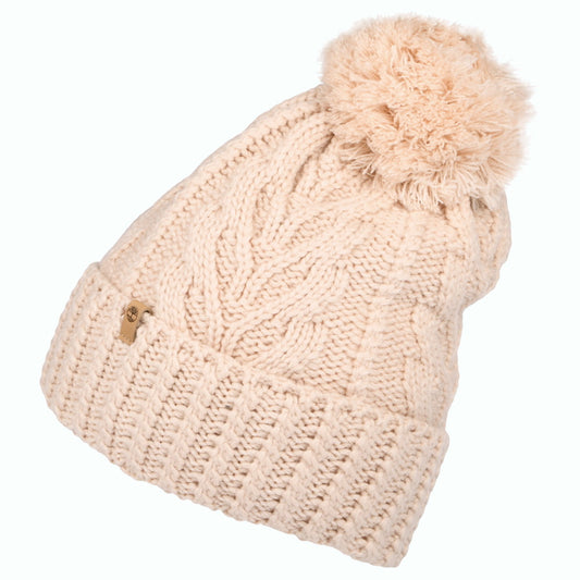 Timberland Hats Cable Knit Premium Bobble Hat - Rose