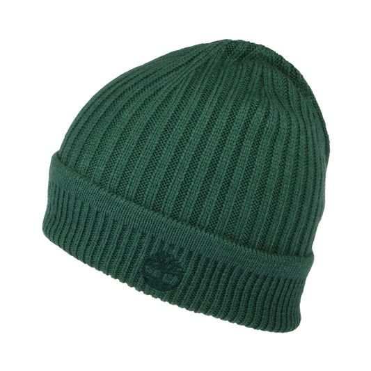Timberland Hats Solid Rib Beanie Hat - Green