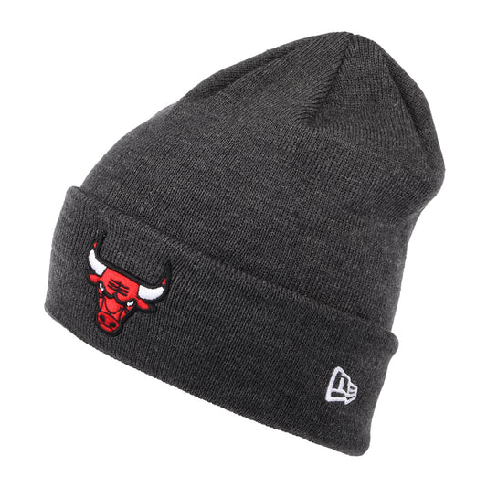 New Era Chicago Bulls Cuff Beanie Hat - NBA Heather Essential - Graphite