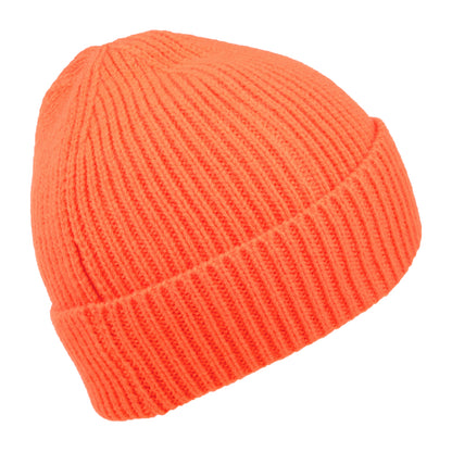 The North Face Hats TNF Logo Box Cuffed Fisherman Beanie Hat - Orange