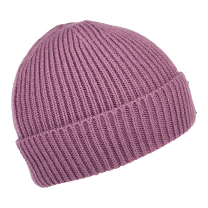 The North Face Hats TNF Logo Box Cuffed Fisherman Beanie Hat - Purple