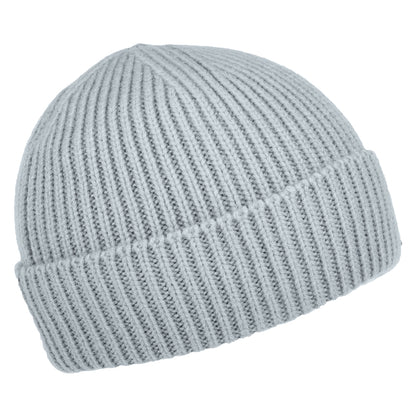 The North Face Hats TNF Logo Box Cuffed Fisherman Beanie Hat - Grey