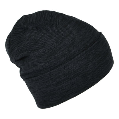 The North Face Hats Embroidered Earthscape Beanie Hat - Black Heather