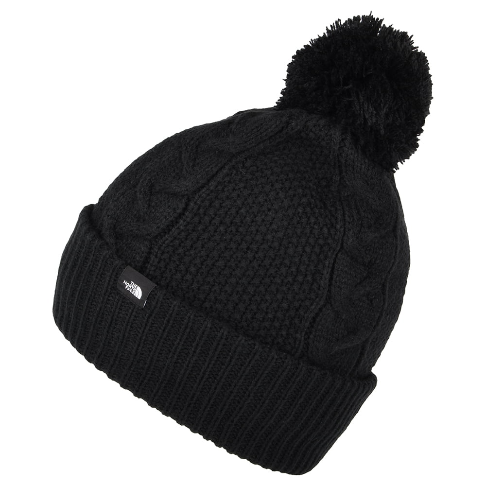 The North Face Hats Minna Cable Knit Bobble Hat - Black