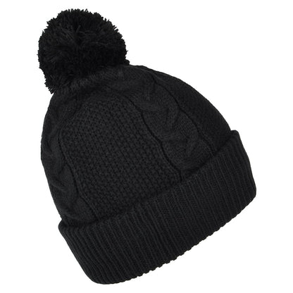 The North Face Hats Minna Cable Knit Bobble Hat - Black