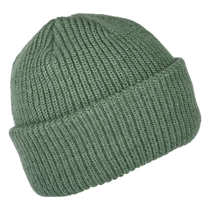 The North Face Hats Salty Dog Logo Badge Beanie Hat - Laurel Green